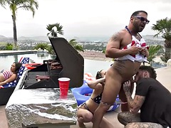 Anaal, Kont, Biseksueel, Homo, Groep, Harig, Hardcore, Trio