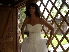 Lieveling, Brijd, Bruinharig, Sperma shot, Huisgemaakt, Rijpe lesbienne, Orgasme, Kousen