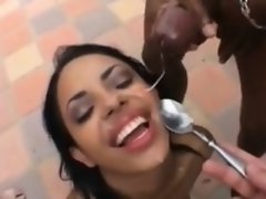 Aziatisch, Blond, Bruinharig, Sperma shot, Sperma in gezicht, Groepseks, Interraciaal, Moeder die ik wil neuken