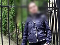 Auditie, Bruinharig, Europees, Buiten, Klein, Geschoren, Tieten likken, Speelgoed