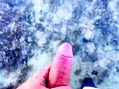 Chica, Verga grande, Tetona, Ébano, Casero, Interracial, Al aire libre, Tetas