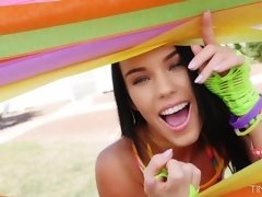 お尻, 美女, デカチン, フェラチオ, 茶髪の, カワイイ, ハードコア, 裸