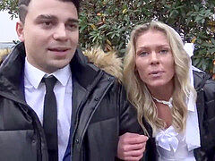 浮気する, ヨーロピアン, 淫乱熟女, お金, 結婚式