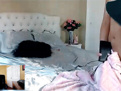 Masturbation, Seins naturels, Espionne, Adolescente, Jouets, Voyeur