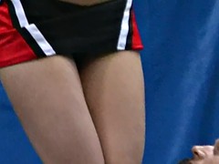 Pom pom girl, Exhib, Russe, Sous la jupe, Voyeur