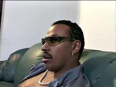 黒人, フェラチオ, イく瞬間, 黒人, なめる