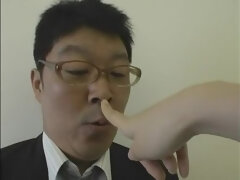 Geile alte tussi, Handjob, Japanische massage, Büro