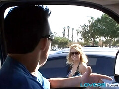 Big tittied blond bitch nailed