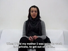 Bruinharig, Tsjechisch, Hd, Gezichtspunt, Tieten likken