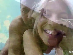 カップル, カワイイ, 顔射, ドイツ人, 小柄, ハメ撮り, ガリガリ, ティーン