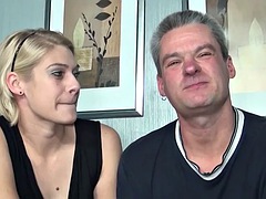 デカパイ, バイセクシャル, ゲイ, ドイツ人, ハードコア, 淫乱熟女, 三人, 妻