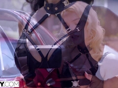 Anaal, Aziatisch, Pijpbeurt, Bruinharig, Dubbele penetratie, Sperma in gezicht, Kwartet, Ondergoed