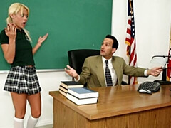 18 años, Verga grande, Mamada, Estilo perrito, Colegiala, Maestra, Adolescente, Tetas