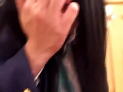 アジア人, フェラチオ, 指いじり, 手コキする, 日本人, ティーン, オッパイの