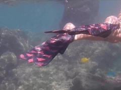 Plage, Gros seins, Blonde, Petite amie, Nue, Public, Fumer, Voyeur