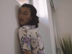 Arsch, Süss, Hundestellung, Natürlichen titten, Orgasmus, Höschen, Taboo, Titten