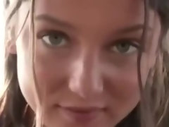 素人, アジア人, 美女, ブロンド, 中出し, 異人種間, 日本人, 公共