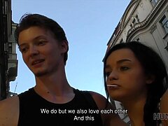 Estilo perrito, Europeo, Hd, Pov, Público, Coño, Adolescente, Tetas