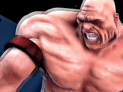 3d big dick smashes a big tits tight pussy