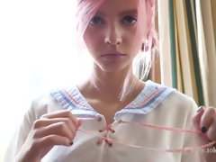 Blonde, Mignonne, Hd, Petite femme, Chaussettes, Solo, Adolescente, Nénés