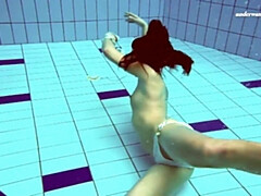 お尻, デカパイ, ビキニ, 茶髪の, チェコ, 女, Hd, オッパイの