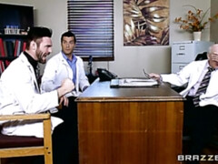 Анальный секс, Большая жопа, Большие сиськи, Доктор, Милф, Два парня и девушка, Тату, Втроем