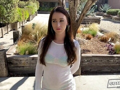 Grote lul, Pijpbeurt, Bruinharig, Stel, Erotisch, Natuurlijke tieten, Realiteit, Anaal likken