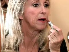 Vrouw, Omie, Hd, Masturbatie, Nylonstof, Orgasme, Panty