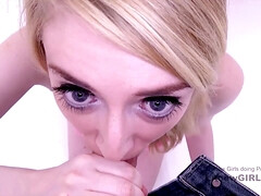ブロンド, フェラチオ, チン, 自家製, オナニー, ハメ撮り, ティーン, オッパイの