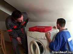 お尻, ブロンド, 熟年, 母, オマンコ, 現実, 三人, オッパイの