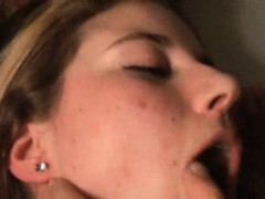 素人, ブロンド, フェラチオ, イく瞬間, 顔射, ハメ撮り, ティーン