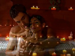 Brunette brune, Couple, Doigter, Homosexuelle, Hard, Massage