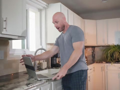 Chica, Tetas grandes, Ébano, Interracial, Pajearse, Cocina, Madres para coger, Mojado