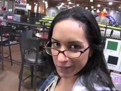 Bikini, Negro, Gafas, Latina, Coño, Afeitado, Flaco, Tetas