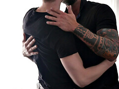 Anal, Abierta, Gay, Peludo, Besar, Maduro, Flaco, Tatuaje