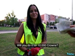Accidente, Morena, Estilo perrito, Vestido, Tetas naturales, Al aire libre, Pov, Tetas