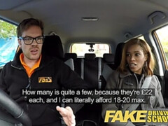 Fake Driving School Ebony Londoner Pays for lessons with sexual favours