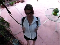 デカ尻, デカパイ, ブロンド, チン, 眼鏡, ハードコア, Hd, 淫乱熟女