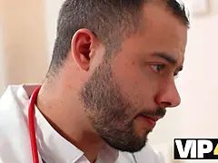 Blonde, Mariée, Médecin, Robe, Hd, Criant, Nénés, Uniforme