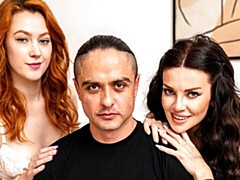 デカ尻, デカチン, フェラチオ, バック, 女 人男 人, ガリガリ, ストッキング, ティーン