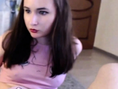 素人, アナル, お尻, 赤毛, 一人, ティーン, おもちゃ, ウェブカメラ