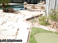 Cul, Grosse bite, Brunette brune, En gros plan de très près, De plein air, Pov, Chatte, Adolescente