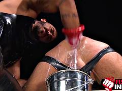 アナル, 舐める尻, デカチン, フェラチオ, ディルド, フィストファック, ゲイ, おもちゃ