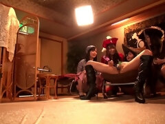 フェラチオ, グループ, 毛深い, 手コキする, 日本人, おもらし, ストッキング, おもちゃ
