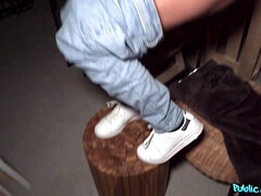 美女, デカ尻, デカパイ, 巨乳な, バック, お金, アウトドア, タトゥー