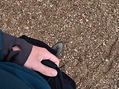 ビーチ, 捕まる, イく瞬間, ゲイ, 手コキする, オナニー, アウトドア, ハメ撮り