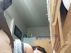 Amateur, Gorda, Negro, Mamada, Polla, Casero, Interracial, Chupando