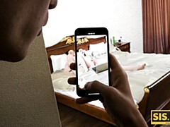 18, 捕まる, 顔射, 小柄, 現実, 姉妹, ティーン, オッパイの