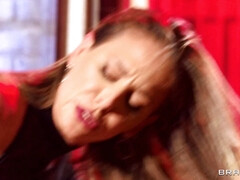 Busty nymph Cherie Deville gets anal she's been craving for