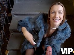 Angry fuck of a loser cuckold: Martin Spell and Alexis Crystal humiliate their cuckold hubby in VIP4K